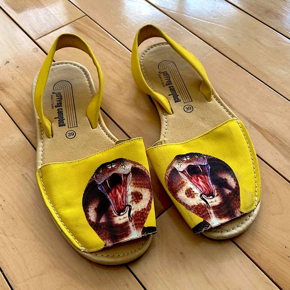 Jeffrey Campbell cobra sandals